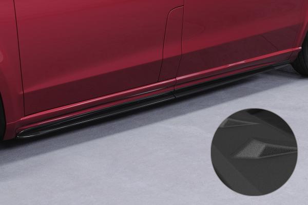 CSR Seitenschweller mit ABE für Mercedes-Benz V-Klasse 447 AMG-Line SS491-S schwarz matt strukturiert (keine Lackierung erforderlich)