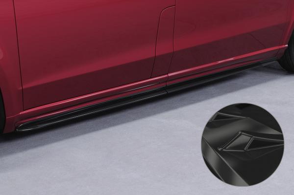 CSR Seitenschweller mit ABE für Mercedes-Benz V-Klasse 447 AMG-Line SS491-G Glossy schwarz Hochglanz (keine Lackierung erforderlich)
