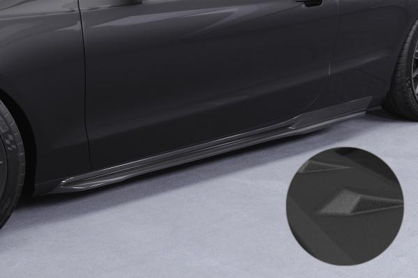 CSR Seitenschweller mit ABE für Audi A5 8T Coupe und Cabrio SS512-S schwarz matt strukturiert (keine Lackierung erforderlich)