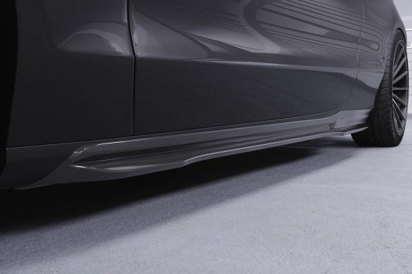CSR Seitenschweller mit ABE für Audi A5 8T Coupe und Cabrio SS512-M Carbon Look matt strukturiert (keine Lackierung erforderlich)