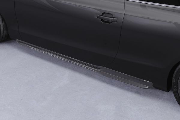 CSR Seitenschweller mit ABE für Audi A5 8T Coupe und Cabrio SS512-M Carbon Look matt strukturiert (keine Lackierung erforderlich)