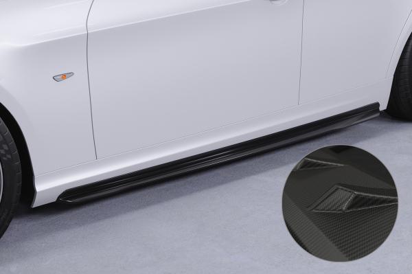 CSR Seitenschweller mit ABE für BMW 3er E90 / E91 SS513-M Carbon Look matt strukturiert (keine Lackierung erforderlich)