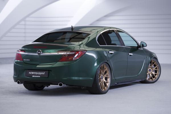 CSR Seitenschweller mit ABE für Opel Insignia A SS516-S Strukturiert schwarz matt (keine Lackierung erforderlich)