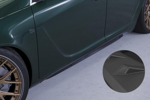 CSR Seitenschweller mit ABE für Opel Insignia A SS516-L schwarz matt (Lackierung erforderlich)