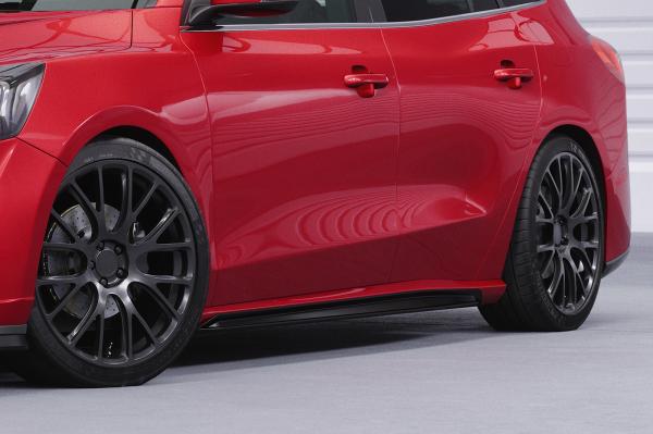CSR Seitenschweller mit ABE für Ford Focus MK4 Turnier SS518-S schwarz matt strukturiert (keine Lackierung erforderlich)