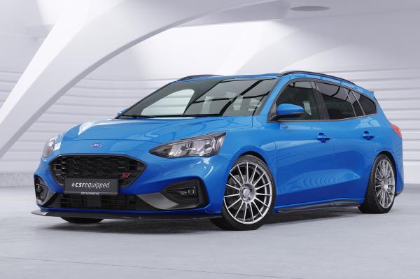 CSR Seitenschweller mit ABE für Ford Focus MK4 Turnier ST/ST-Line SS519-C Carbon Look Hochglanz (keine Lackierung erforderlich)