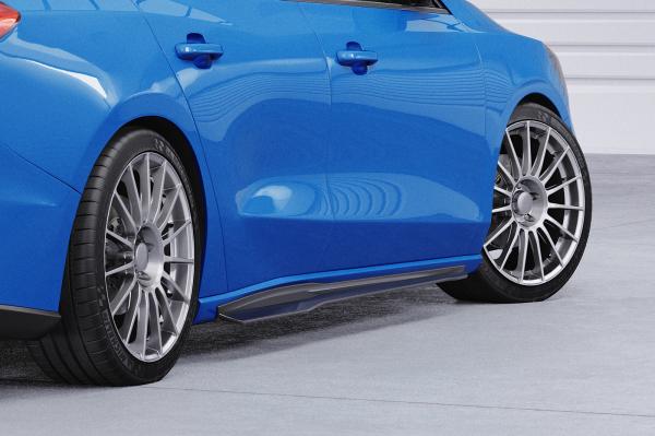 CSR Seitenschweller mit ABE für Ford Focus MK4 Turnier ST/ST-Line SS519-C Carbon Look Hochglanz (keine Lackierung erforderlich)