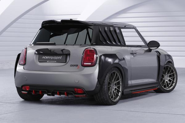 CSR Seitenschweller mit ABE für Mini F56 / F57 SS520-L schwarz matt (Lackierung erforderlich)