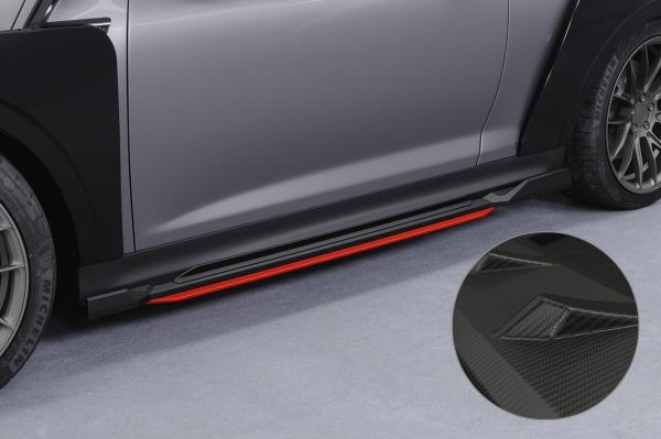 CSR Seitenschweller mit ABE für Mini F56 / F57 SS520-M Carbon Look matt strukturiert (keine Lackierung erforderlich)