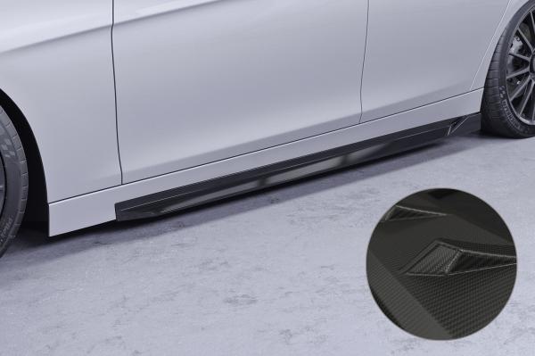 CSR Seitenschweller mit ABE für BMW 3er F30 / F31 SS529-M Carbon Look matt strukturiert (keine Lackierung erforderlich)