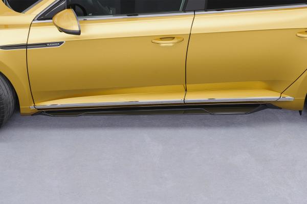 CSR Seitenschweller mit ABE für VW Arteon (Typ 3H) SS535-M Carbon Look matt strukturiert (keine Lackierung erforderlich)