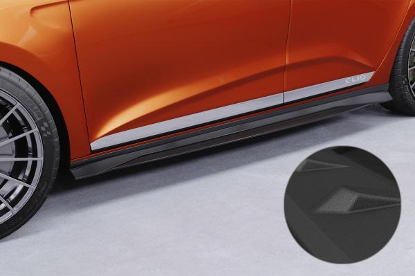 CSR Seitenschweller mit ABE für Renault Clio 5 SS536-S schwarz matt strukturiert (keine Lackierung erforderlich)