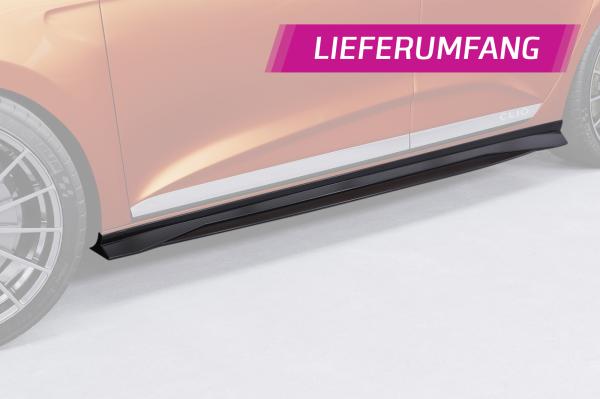 CSR Seitenschweller mit ABE für Renault Clio 5 SS536-S schwarz matt strukturiert (keine Lackierung erforderlich)