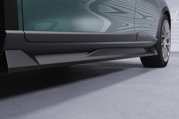 CSR Seitenschweller mit ABE für Hyundai Bayon SS540-L schwarz matt (Lackierung erforderlich)