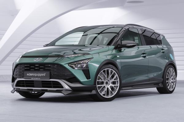 CSR Seitenschweller mit ABE für Hyundai Bayon SS540-L schwarz matt (Lackierung erforderlich)