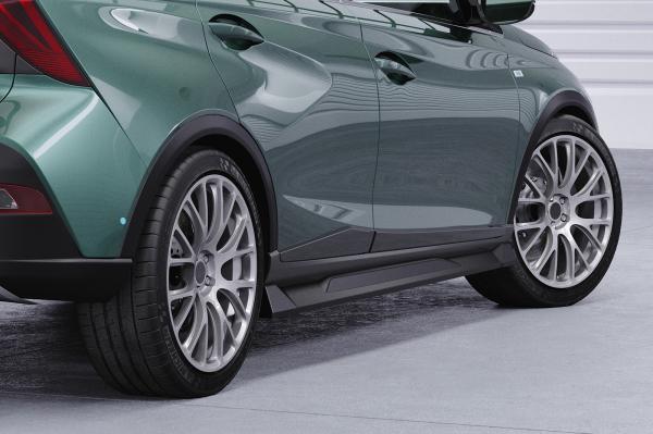 CSR Seitenschweller mit ABE für Hyundai Bayon SS540-L schwarz matt (Lackierung erforderlich)