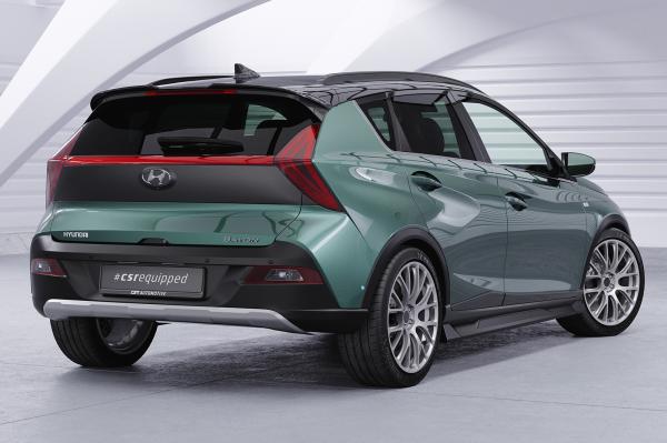 CSR Seitenschweller mit ABE für Hyundai Bayon SS540-L schwarz matt (Lackierung erforderlich)