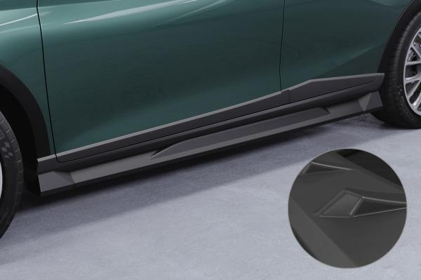 CSR Seitenschweller mit ABE für Hyundai Bayon SS540-L schwarz matt (Lackierung erforderlich)
