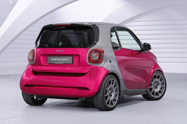 CSR Seitenschweller mit ABE für Smart Fortwo 453 SS543-L schwarz matt (Lackierung erforderlich)