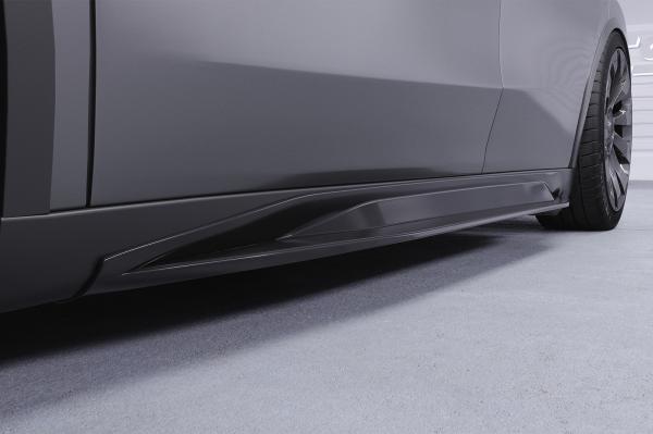 CSR Seitenschweller mit ABE für Tesla Model Y SS545-L Lackierung erforderlich (schwarz matt)