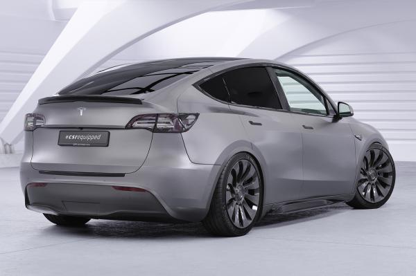 CSR Seitenschweller mit ABE für Tesla Model Y SS545-L Lackierung erforderlich (schwarz matt)