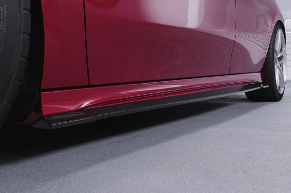 CSR Seitenschweller mit ABE für Mercedes-Benz A-Klasse (W177) AMG/AMG-Line SS547-C Carbon Look Hochglanz (keine Lackierung erforderlich)