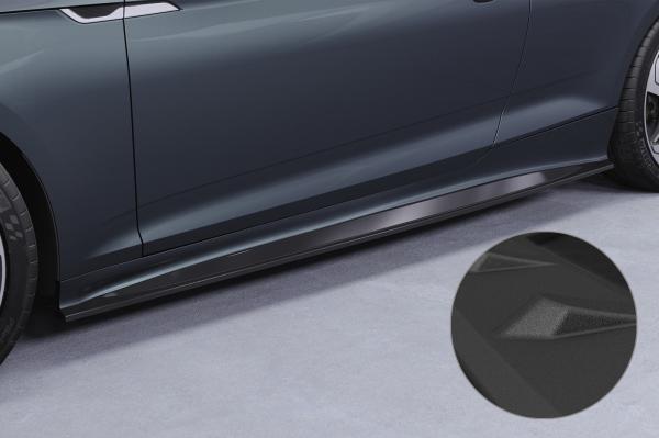 CSR Seitenschweller mit ABE für Audi A5 (F5) Coupe / Cabrio SS548-S schwarz matt strukturiert (keine Lackierung erforderlich)