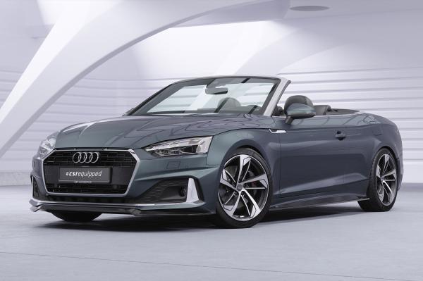 CSR Seitenschweller mit ABE für Audi A5 (F5) Coupe / Cabrio SS548-L schwarz matt (Lackierung erforderlich)