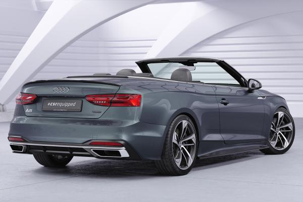 CSR Seitenschweller mit ABE für Audi A5 (F5) Coupe / Cabrio SS548-L schwarz matt (Lackierung erforderlich)