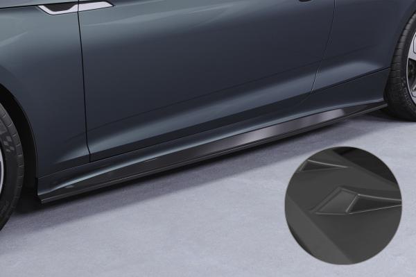 CSR Seitenschweller mit ABE für Audi A5 (F5) Coupe / Cabrio SS548-L schwarz matt (Lackierung erforderlich)