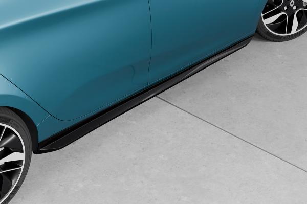 CSR Seitenschweller mit ABE für Renault Zoe SS561-C Carbon Look Hochglanz (keine Lackierung erforderlich)