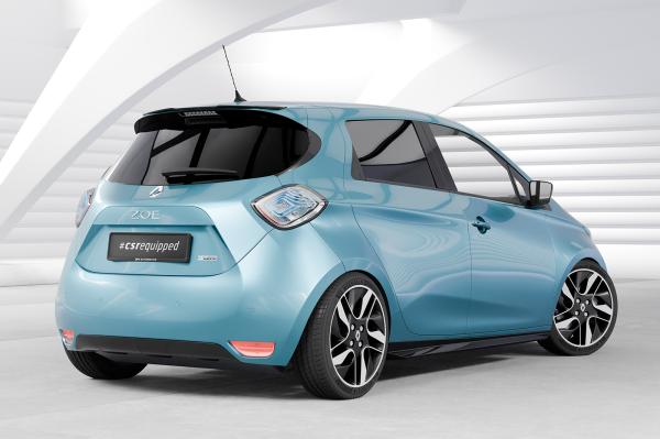 CSR Seitenschweller mit ABE für Renault Zoe SS561-C Carbon Look Hochglanz (keine Lackierung erforderlich)