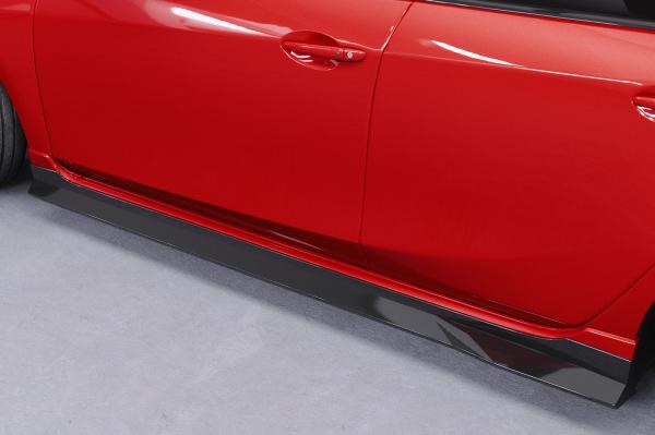 CSR Seitenschweller mit ABE für Mazda 3 (Typ BL) MPS SS563-S schwarz matt strukturiert (keine Lackierung erforderlich)