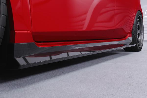 CSR Seitenschweller mit ABE für Mazda 3 (Typ BL) MPS SS563-S schwarz matt strukturiert (keine Lackierung erforderlich)