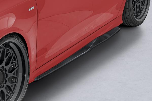 CSR Seitenschweller mit ABE für Ford Mondeo MK5 (BA7) ST-Line SS566-L schwarz matt (Lackierung erforderlich)