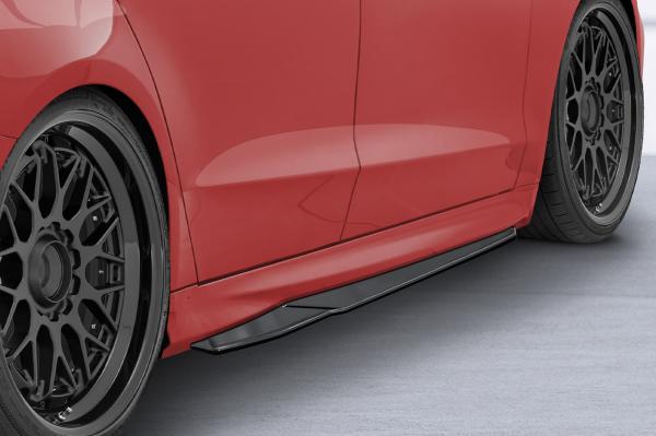 CSR Seitenschweller mit ABE für Ford Mondeo MK5 (BA7) ST-Line SS566-L schwarz matt (Lackierung erforderlich)