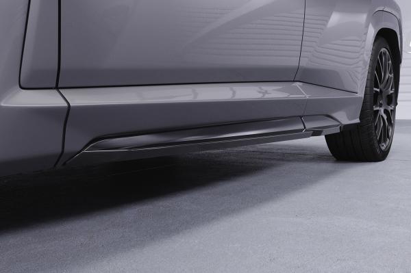 CSR Seitenschweller mit ABE für Hyundai Tucson 4 (NX4) N-Line SS570-S schwarz matt strukturiert (keine Lackierung erforderlich)