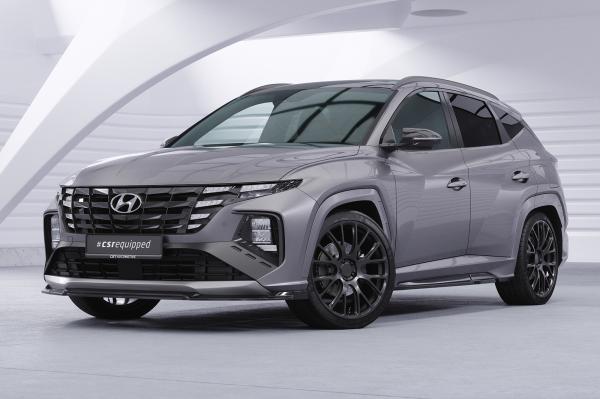 CSR Seitenschweller mit ABE für Hyundai Tucson 4 (NX4) N-Line SS570-S schwarz matt strukturiert (keine Lackierung erforderlich)