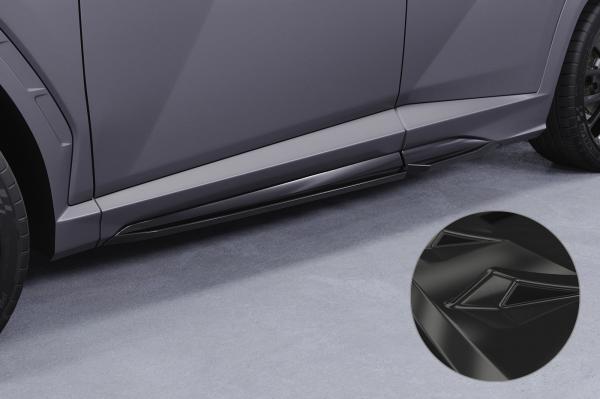 CSR Seitenschweller mit ABE für Hyundai Tucson 4 (NX4) N-Line SS570-G Glossy schwarz Hochglanz (keine Lackierung erforderlich)