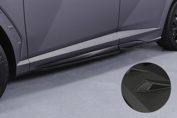 CSR Seitenschweller mit ABE für Hyundai Tucson 4 (NX4) N-Line SS570-M Carbon Look matt strukturiert (keine Lackierung erforderlich)