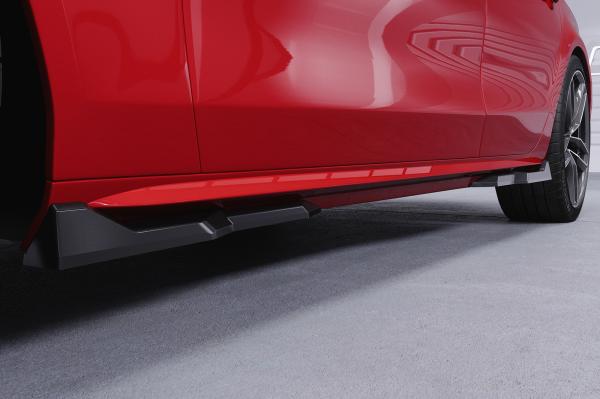 CSR Seitenschweller mit ABE für Audi A4 / S4 B8 (Typ 8K) SS571-L Lackierung erforderlich (schwarz matt)