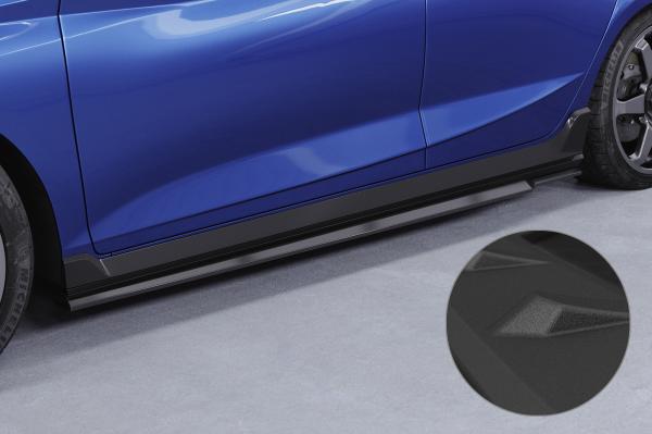 CSR Seitenschweller mit ABE für Hyundai I20 (BC3) N-Line SS574-S schwarz matt strukturiert (keine Lackierung erforderlich)
