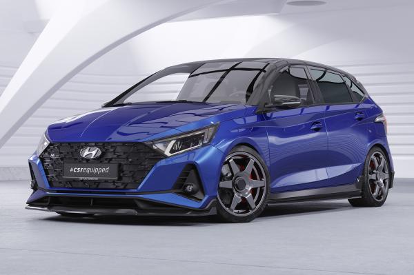 CSR Seitenschweller mit ABE für Hyundai I20 (BC3) N-Line SS574-L schwarz matt (Lackierung erforderlich)
