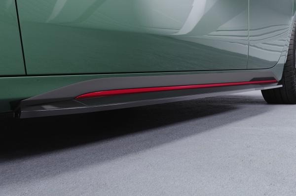 CSR Seitenschweller mit ABE für Kia Pro Ceed (CD) GT SS575-L schwarz matt (Lackierung erforderlich)