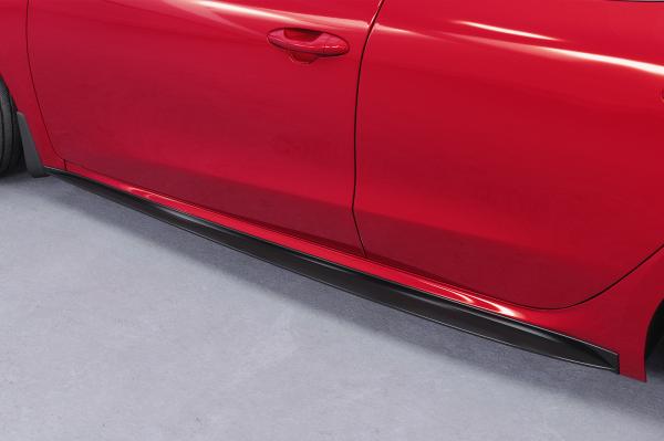 CSR Seitenschweller mit ABE für Kia Ceed / Pro Ceed (JD) GT SS576-L schwarz matt (Lackierung erforderlich)
