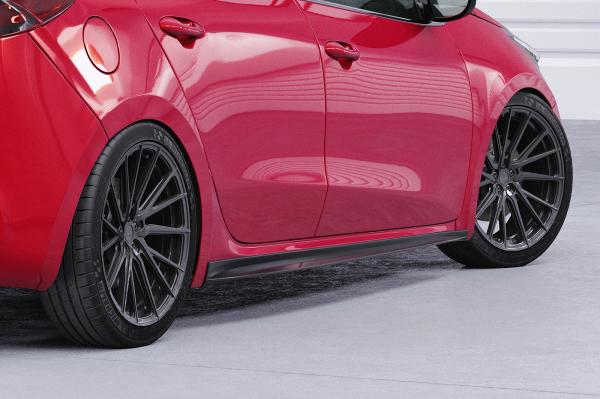 CSR Seitenschweller mit ABE für Kia Ceed / Pro Ceed (JD) GT SS576-L schwarz matt (Lackierung erforderlich)