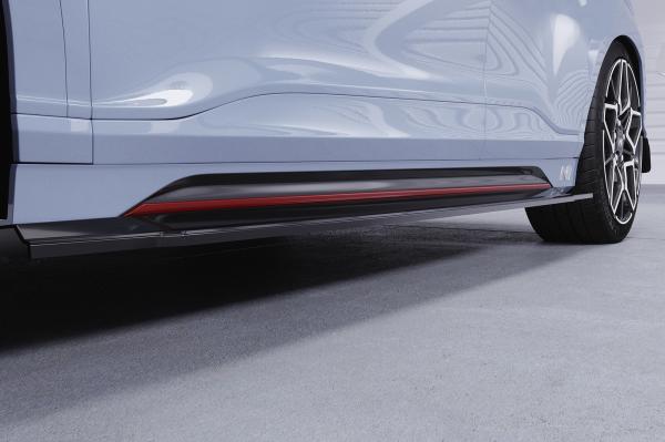 CSR Seitenschweller mit ABE für Hyundai Kona (1.Gen) N/N-Line SS577-S schwarz matt strukturiert (keine Lackierung erforderlich)