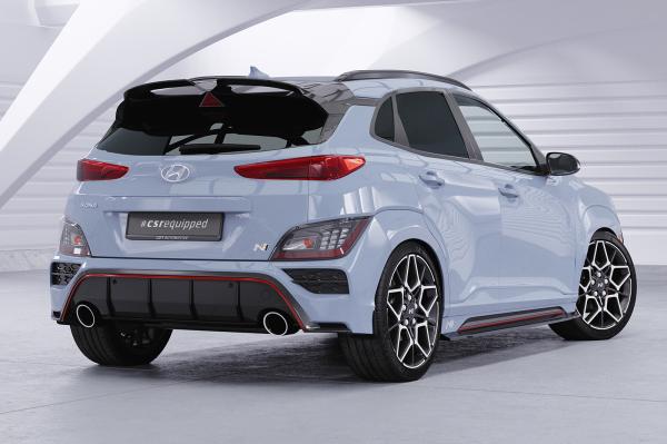CSR Seitenschweller mit ABE für Hyundai Kona (1.Gen) N/N-Line SS577-S schwarz matt strukturiert (keine Lackierung erforderlich)