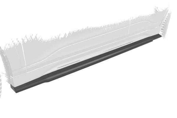 CSR Seitenschweller mit ABE für Hyundai Kona (1.Gen) N/N-Line SS577-S schwarz matt strukturiert (keine Lackierung erforderlich)