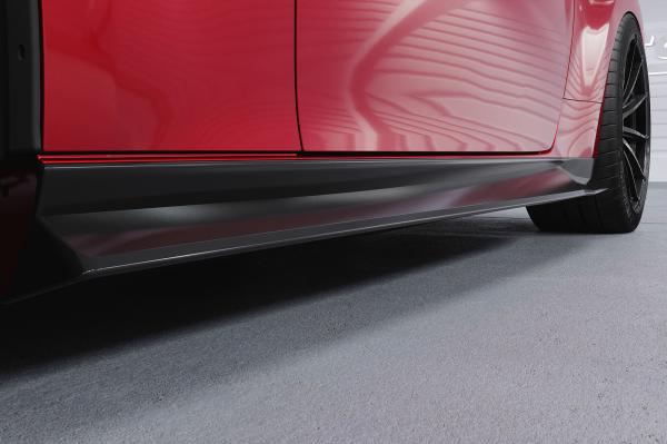 CSR Seitenschweller mit ABE für Nissan 370Z (Z34) SS579-C Carbon Look Hochglanz (keine Lackierung erforderlich)